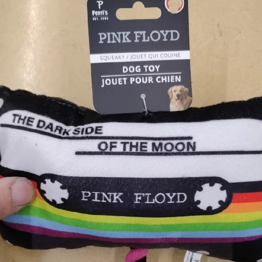 Pink Floyd Black and Pink Dog Toy